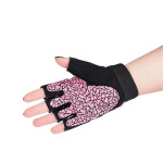 Gymnastické rukavice Pink/Gray W HMS RST03 r.S ženy NEPLATÍ