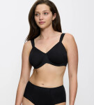 ESSENTIAL MINIMIZER - Minimalizačná podprsenka: zmenšenie o jeden košíček, pohodlie na celý deň Triumph BLACK 85D