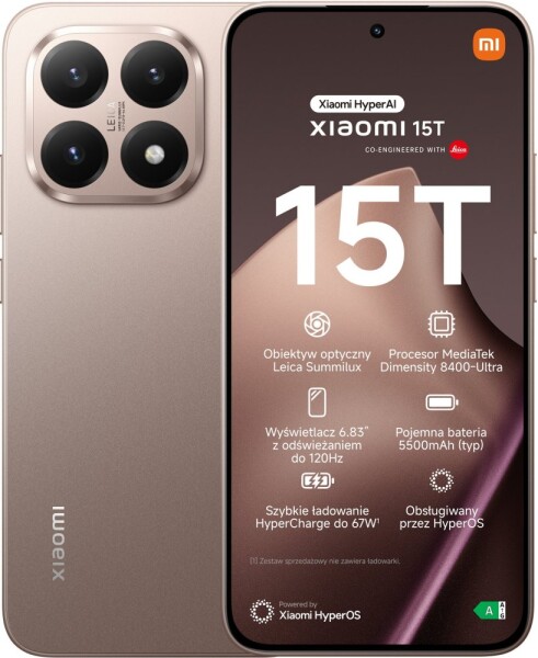 Xiaomi 15T 5G 12/256GB Rose Gold