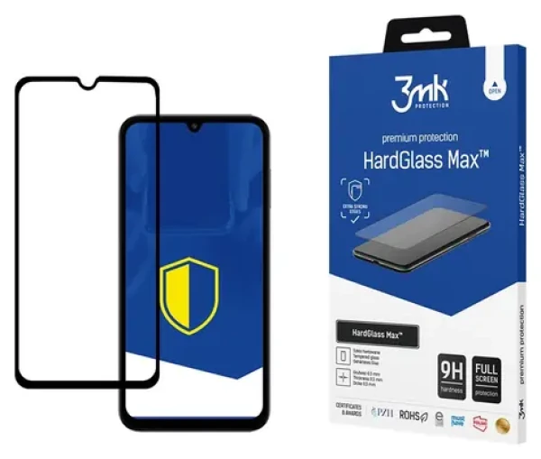 3mk HardGlass Max čierna / Ochranné sklo / Samsung Galaxy M15 5G