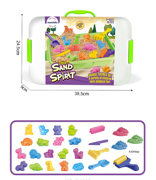 Mamido Mamido Kinetický piesok v kufríku 26 ks