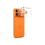 Spigen Glass TR EZ Fit Optik Pre XL sklo na fotoaparát pre Apple iPhone 17 Pre oranžová (AGL10645)