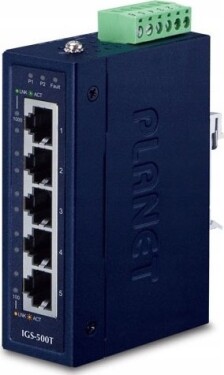 Planet IP30 Compact size 5-Port