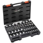 Vigor sada nástavcov pre nástrčný kľúč, 1/2 (12.5 mm), 1/4 (6,3 mm), 3/8 (10 mm), 60-dielna, V7920N; V7920N