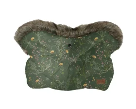 KikkaBoo Rukavice na kočík Luxury Secret Garden Green (31108040157KB)