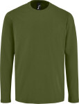 SOL'S Imperial LSL Men Pánske tričko s dlhým rukávom 25.2074 tmavá khaki dark khaki S