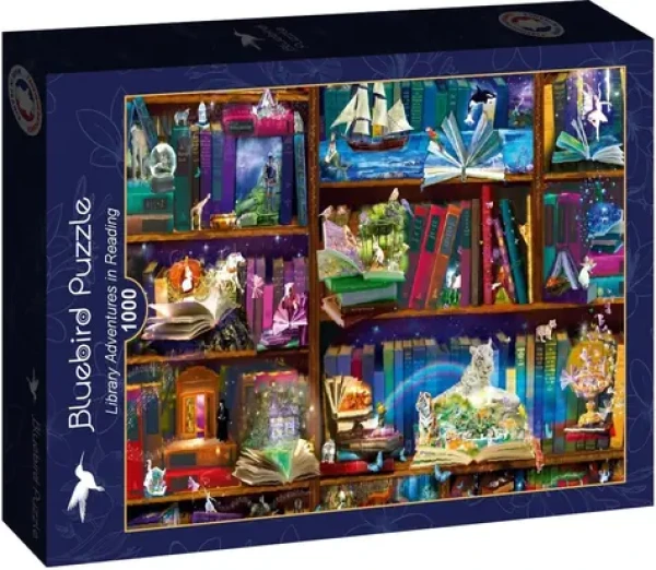 BlueBird Puzzle Dobrodružstvo v knižnici