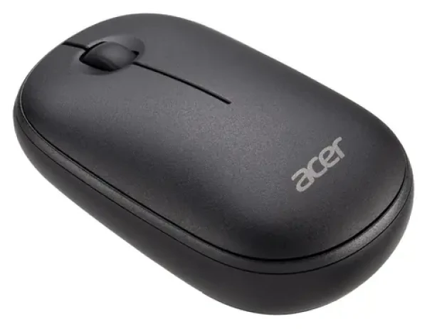 Acer AMR100 čierna / Bezdrôtová myš / optická / 1600 DPI / 3 tlačidlá / 1x AA / USB (GP.MCE11.034)