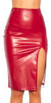 Sexy Koucla Leather Look Pencil Skirt