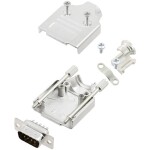 TRU COMPONENTS TCMHDM09DBPK 7708440 sada D-SUB kolíkové lišty 180 ° Pólov: 9 spájkovaný 1 ks; 7708440