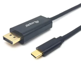 Equip Redukcia USB-C na DisplayPort sivá / Redukcia / DisplayPort 1.2 / 4K 60Hz / 1 m (133426)
