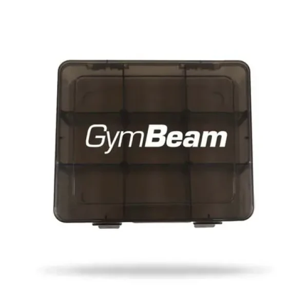 Nastaviteľný PillBox - GymBeam (čierna) (74596-1-single_variant)