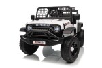 Mamido Mamido Elektrické autíčko Speed Offroad biele | 4x45W | EVA kolesá | 12V 7Ah | EKO koža