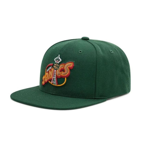 Mitchell & Ness NBA Team Ground 2.0 Snapback Cap HWC Seattle Supersonic HHSS3258-SSUYYPPPGREN OSFM