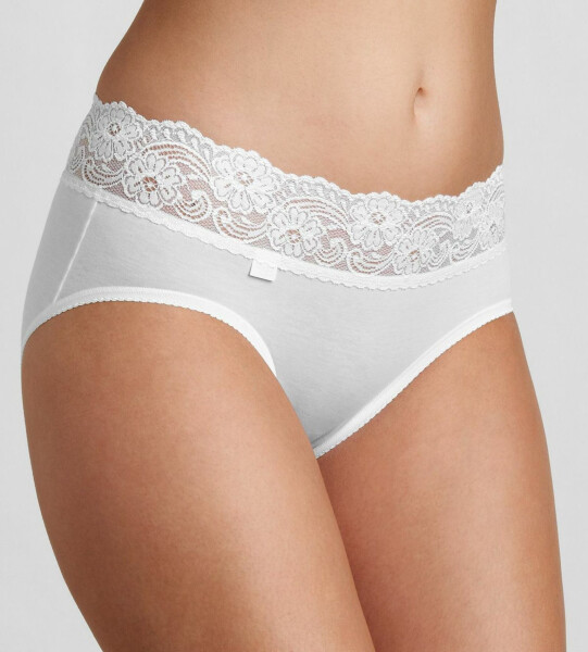 Dámske nohavičky Romance Midi biele - Sloggi WHITE 38