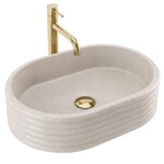 REA - Umývadlo na dosku Nicoletta Beige REA-U7346