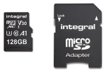 Integral microSDHC/SDXC 128 GB / Pamäťová karta / UHS-I U3 V30 / čítanie: 100 MB/s / zápis: 45 MB/s (INMSDX128G-100V30)
