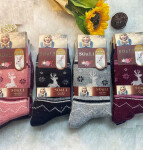 WiK 002 dámske ponožky Angora 111 35-42 fialová 35-38