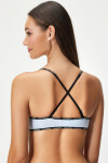 Podprsenka Karl Lagerfeld Mini logo Triangle Bralette