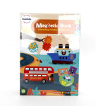 Mamido Mamido Skladačka Magnetická kniha dopravné prostriedky 66 dielikov MT1563