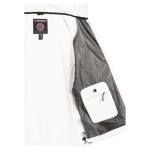 Geographical Norway Pánska rýchloschnúca športová bunda Techno MEN 056 BS3 biela s kapucňou (WU1060H/GN) pánska XL