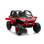 Mamido Mamido Elektrické autíčko Buggy UTV KCK 4x4 červené 24V | 800W | 50 kg | EVA | LED | 2,4 Ghz | ECO koža