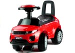 Mamido Mamido Detské odrážadlo auto Range Rover style červené Gumové kolesá