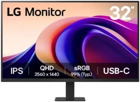 31.5" LG 32U631A-B čierna / IPS / 2560x1440 / 16:9 / 1000:1 / 5ms / 250cdm / HDMI / VESA (32U631A-B.AEUQ)