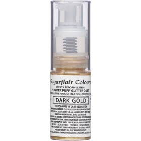 Trblietky v rozprašovači Dark Gold, 10 g - Sugarflair - Sugarflair
