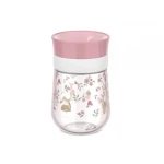 Little Dutch Hrnček trénovací 360° 300 ml Fairy Garden ružová / od 9 mesiacov (108018565406LD)