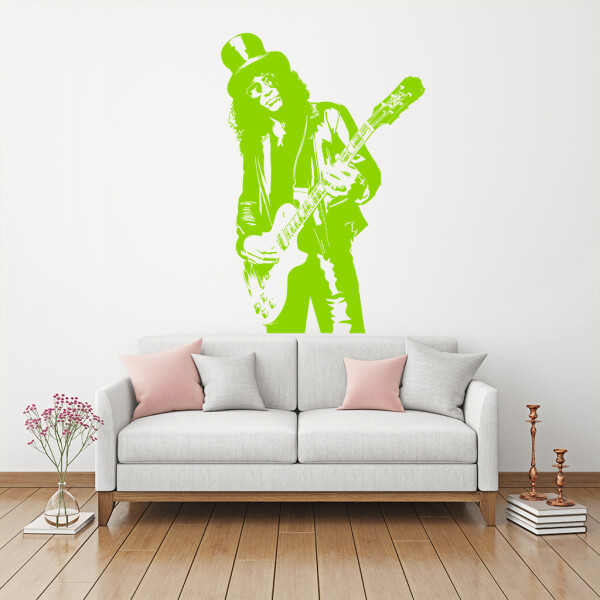 Veselá Stena Samolepka Slash Farba: zelená, Veľkosť: 100 x 69 cm