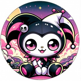 Jedlý papier Kuromi ako šaško 19,5 cm - Pictu Hap - Pictu Hap