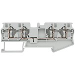 Siemens 8WH20040AG00 priechodná svorka prípojka s pružinovým protiťahom sivá 50 ks; 8WH20040AG00