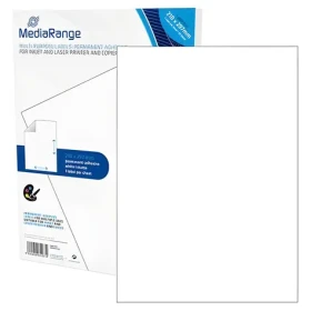 MediaRange Etikety 210x297mm biele / Etikety / A4 / permanentné lepenie / matný povrch / Laser/Inkjet / 50 ks (MRINK140)