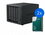 Synology DS425+ (DS425+-24T-10-2) 2x 12 TB, RAM: 2 GB