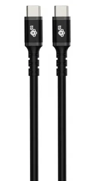 TB Touch USB-C kábel čierny 1m / Nabíjací a dátový kábel / USB-C - USB-C / 60 W / 480 Mb/s / silikónový (AKTBXKUCC2SI10B)