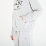 Mikina New Balance Linear Heritage Fleece Hoodie Ash Heather L