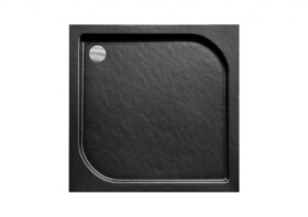 BESCO - OSKAR STONE EFFECT štvorcová sprchová vanička - Rozmer A - 91 cm, Rozmer B - 91 cm, Rozmer C - 16 cm OLBVANACOSK90S