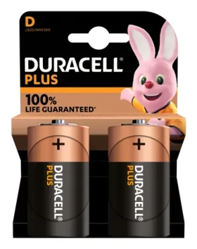 Duracell PLUS C (LR14) / Batéria / 1,5 V / alkalická / 2 ks (141827)