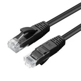 MicroConnect CAT6a 10m čierna / Sieťový kábel / U/UTP / LSZH / PoE (MC-UTP6A10S)
