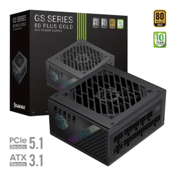 Gamemax GS 650G / Zdroj / SFX / 650W / Plne modulárne (GS 650G)