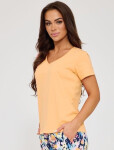 Pyžamo Cornette 875/357 Violetta 2 kr/r M-2XL oranžová M