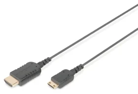 Digitus / Kábel HDMI - Mini HDMI / 2 m / 4K 30Hz / pozlátené konektory / čierny (DB-330121-020-S)