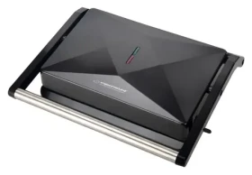 Esperanza EKG013 čierna / Elektrický keramický kontaktný gril / 850 W / 230 × 145 mm (EKG013)