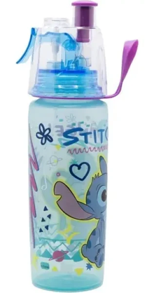 STOR Fľaša na pitie s rozprašovačom Stitch 575 ml / Plast / Bez BPA (75027)