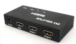 PremiumCord HDMI Splitter / 1x vstup / 2x výstup / 4K / Full HD / 3D (8592220013271)