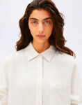 Armedangels Linen Blend Shirt Blouse 1609 oatmilk S