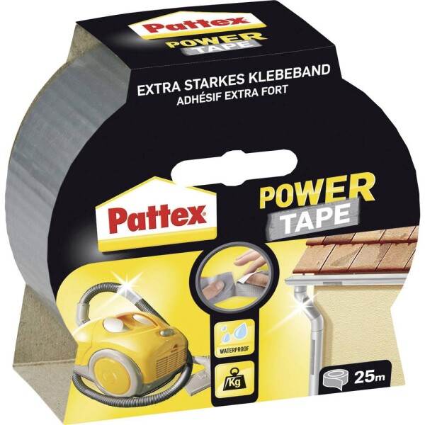 Pattex PT2DS páska so skleným vláknom Pattex Power Tape strieborná (d x š) 25 m x 50 mm 1 ks; PT2DS