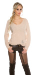 Trendy KouCla Knit sweater Destroyed Look Einheitsgroesse