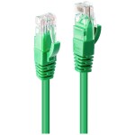 LINDY 48054 RJ45 sieťové káble, prepojovacie káble CAT 6 U/UTP 20.00 m zelená netienený 1 ks; 48054